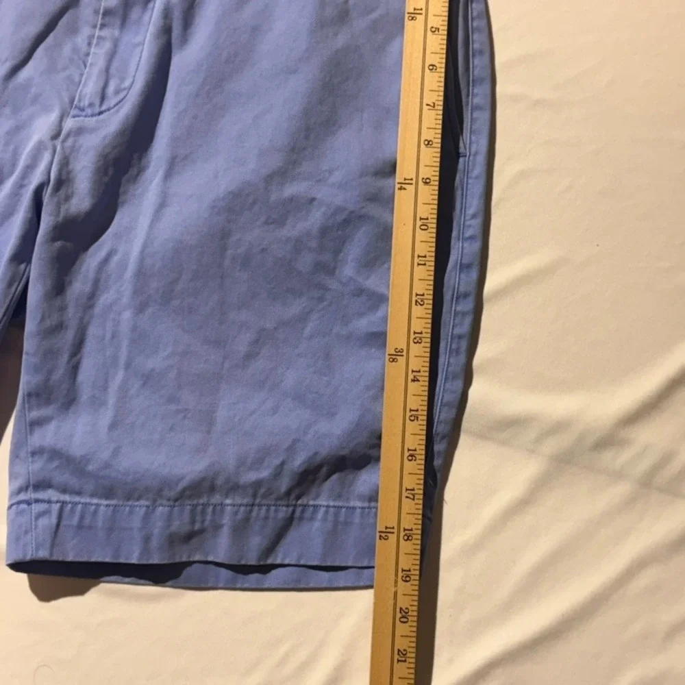 Polo Ralph Lauren Mens‎ Classic Fit Pima Cotton Shorts Light Blue Size 34